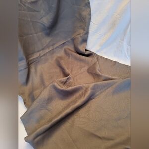 New Webster Nickel Grey Curtain with Silver Grommets, Single Panel, 26"x84 "